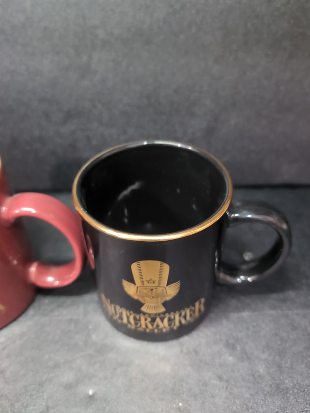 Nutcracker Coffee Mugs, Set of 2, Louisville Ballet Mug, Art Deco Print Mug 1992 - Thumbnail 5