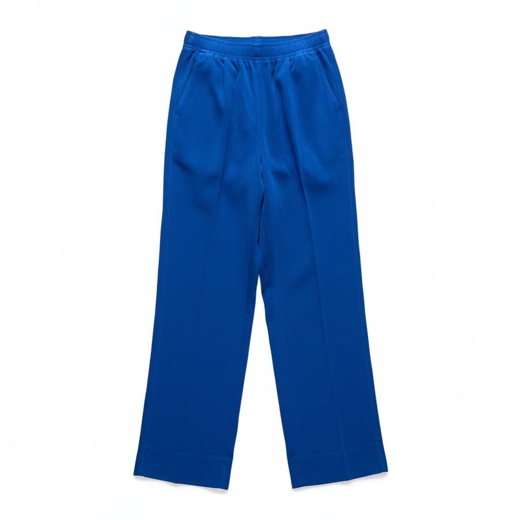 Allison Daley Royal Blue Elastic Waist Straight Leg Pants, Women's Size 8