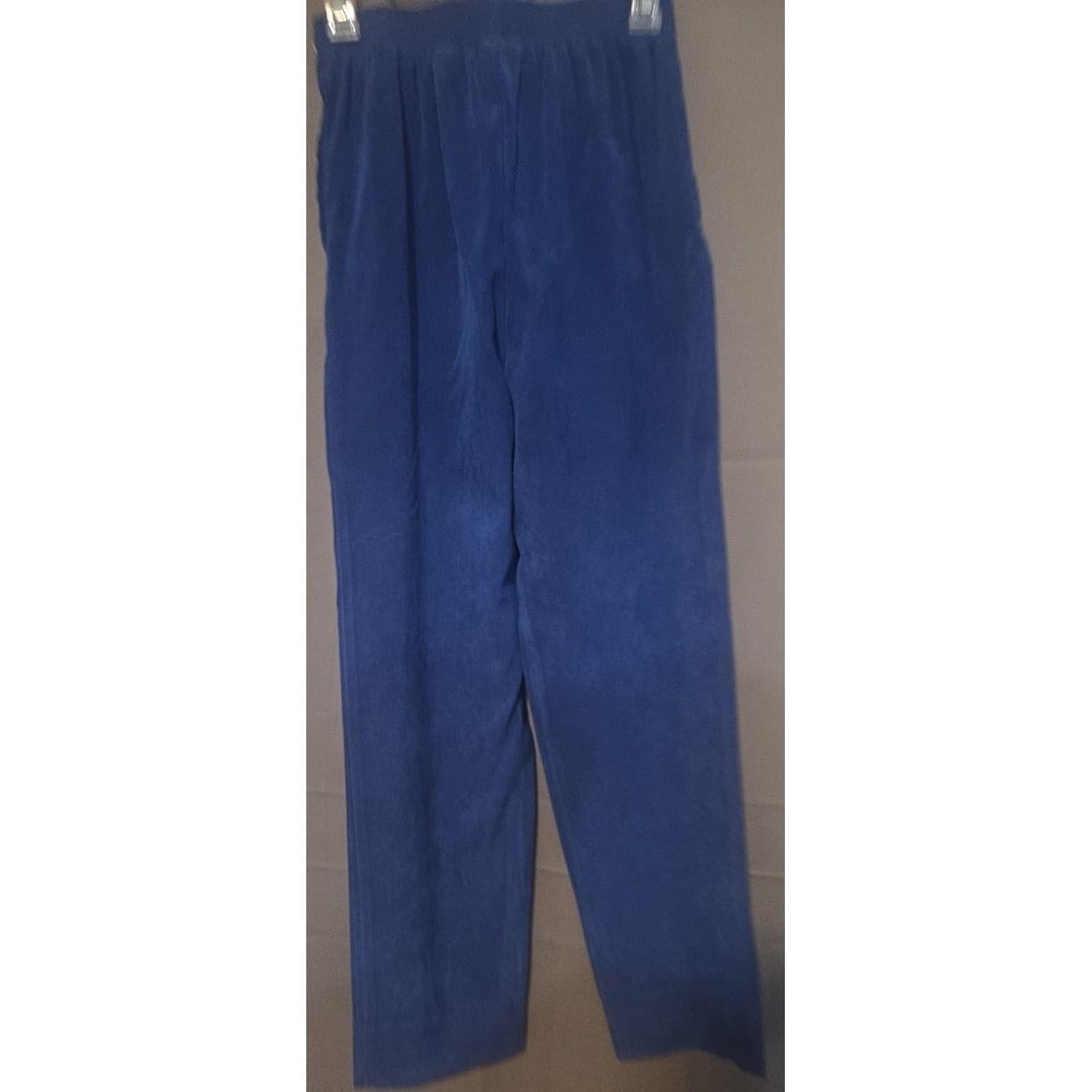 Allison Daley Royal Blue Elastic Waist Straight Leg Pants, Women's Size 8 - Thumbnail 4