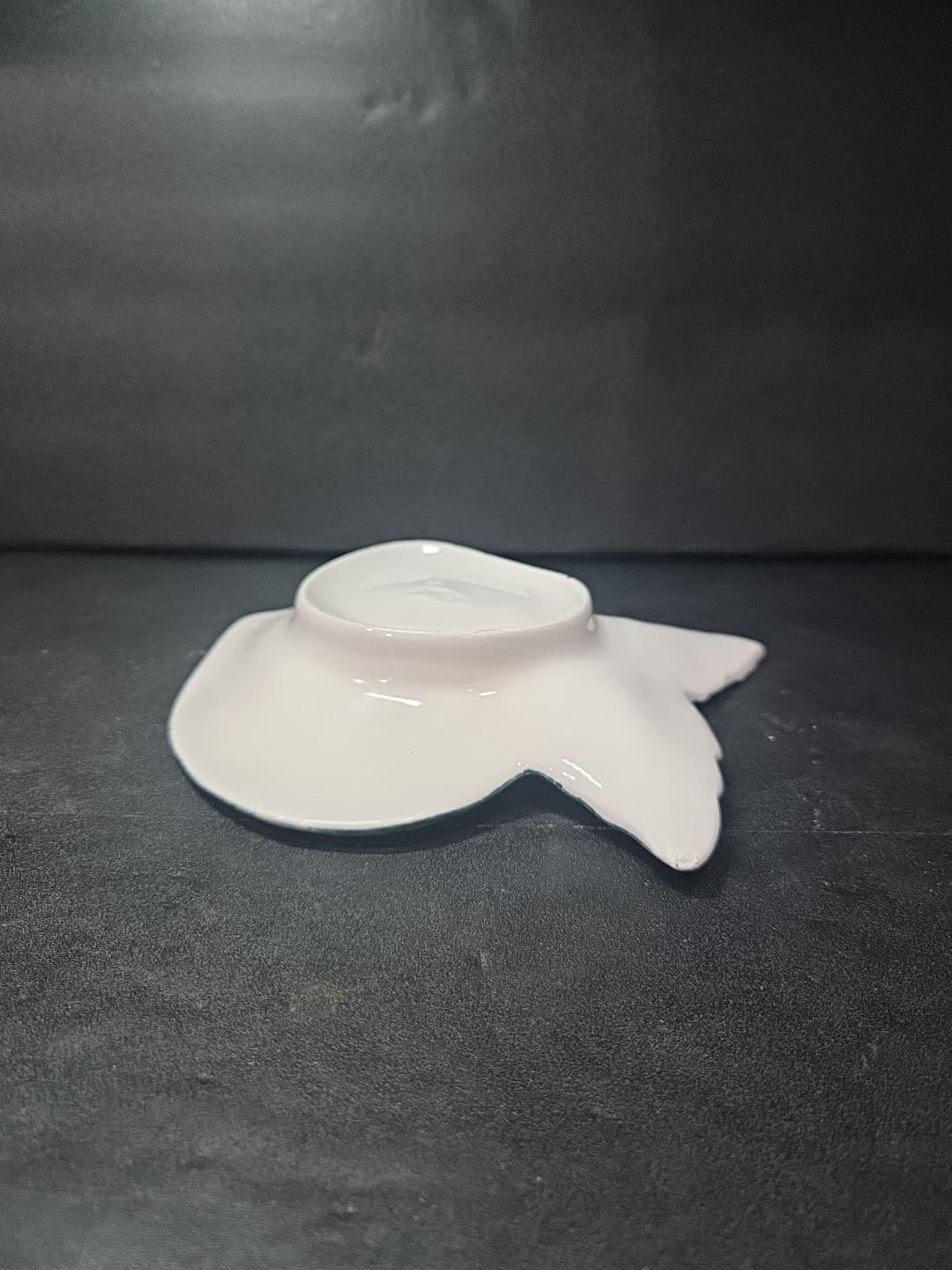 Italian Green Bird Bowl, Hand Painted Floral Dish, Trinket Holder, Multicolor - Thumbnail 10