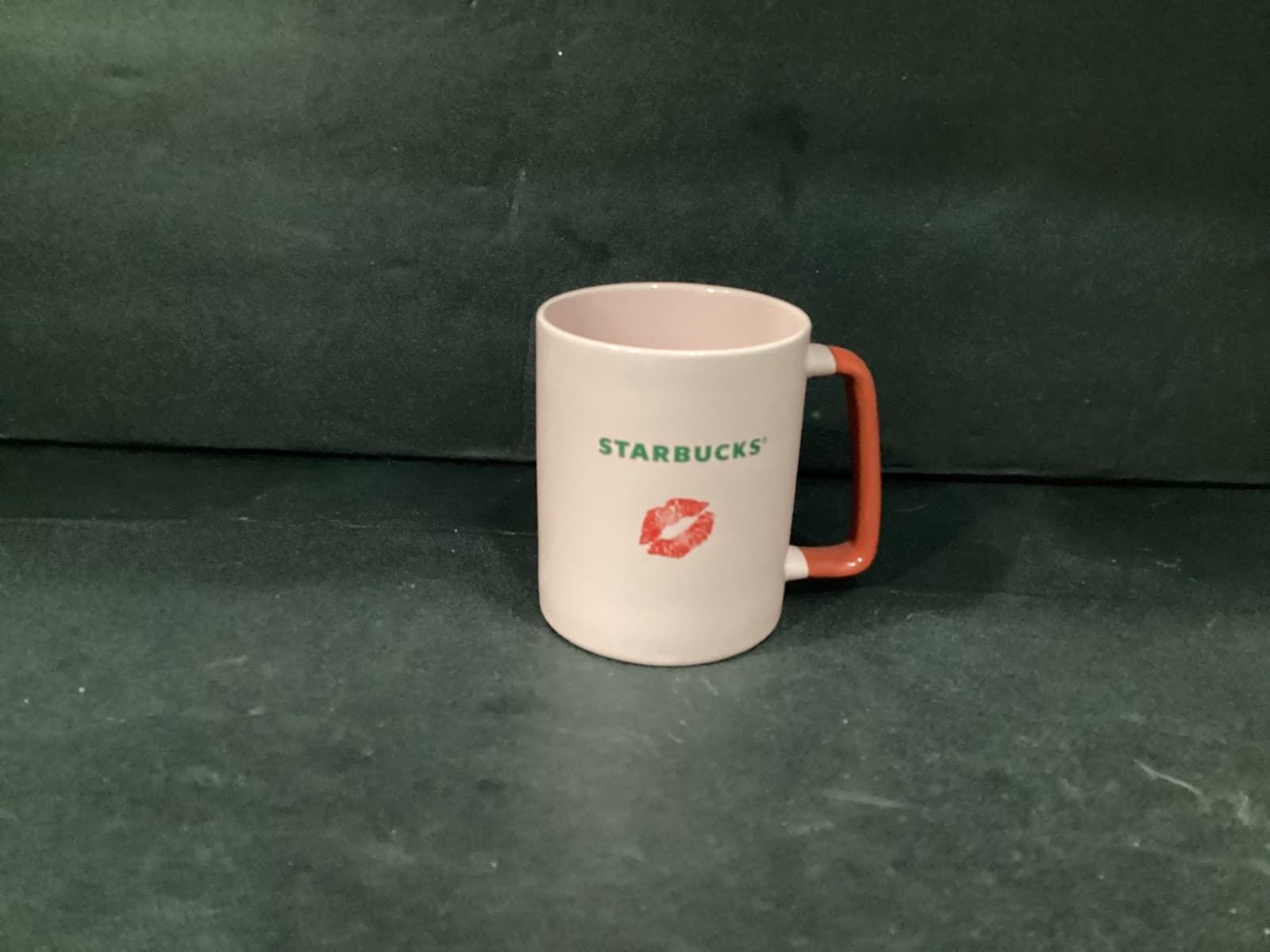 Starbucks Pink Kiss Lips Coffee Mug Cup 11 oz Lipstick Love Valentine 2021