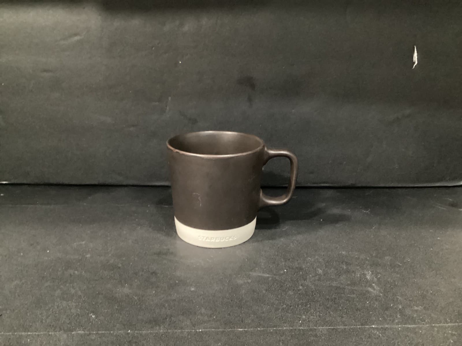 Starbucks Matte Black & White Stoneware Mugs 14oz - 2018 Release