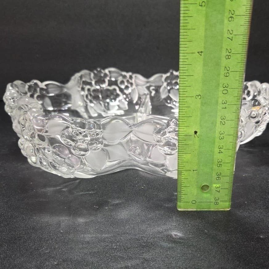 Mikasa Carmen Satin Relish Dish, Vintage German Fruit Bowl, Divided Centerpiece - Thumbnail 6
