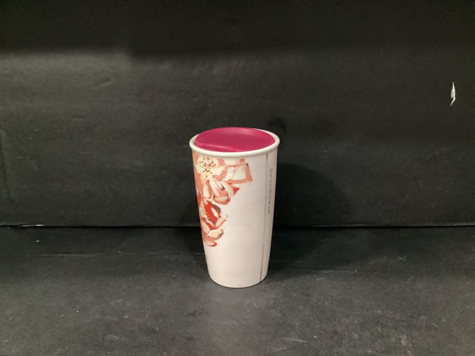 Starbucks Poppies Floral Ceramic Travel Tumbler 10 Oz Coffee Tea Mug Cup 2015 - Thumbnail 10