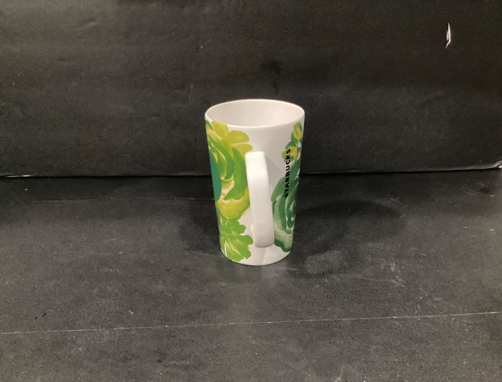 Starbucks Ceramic16 Oz Ceramic Mug Dot Collection 2014 Green Blue yellow Floral - Thumbnail 10