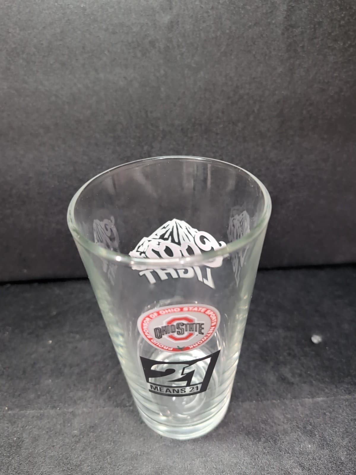 Ohio State Buckeyes 16oz Pint Glass, Coors Light Memorabilia, 21 Means 21 Glass - Thumbnail 5