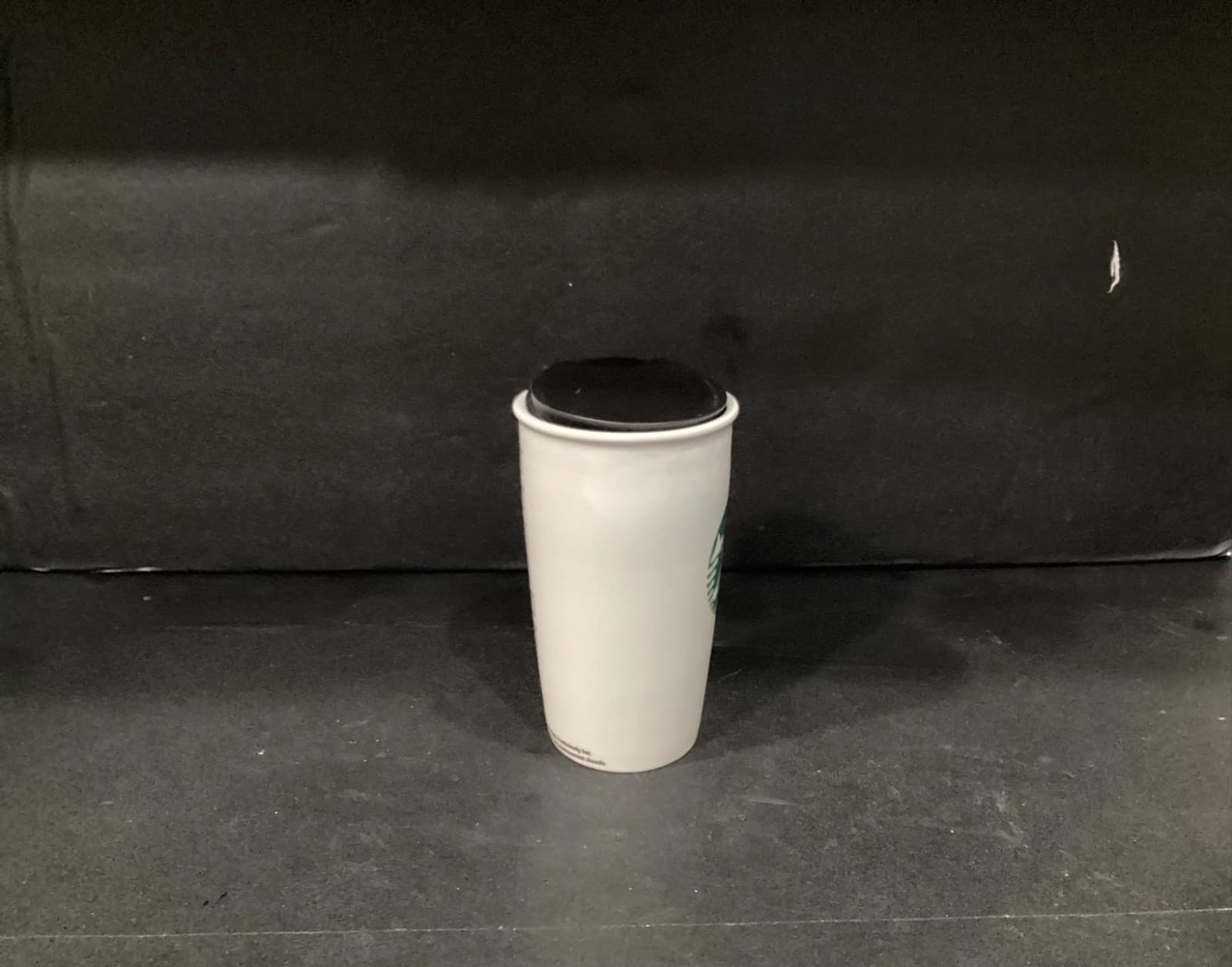 Starbucks 2021 12 oz Ceramic Travel Tumbler Mug w/ Lid Order Checklist on Back - Thumbnail 9