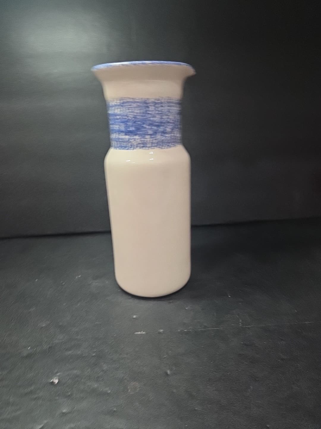 Buttermilk Acres Ceramic Milk Bottle Jug, Vintage Glazed Cow, Hand Made Signed - Thumbnail 3