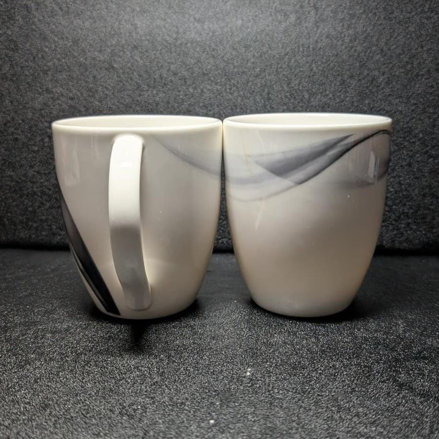 Mikasa Kya Smoke Coffee Cups, Set of 2, Modern Stoneware Replacement Drinkware - Thumbnail 5