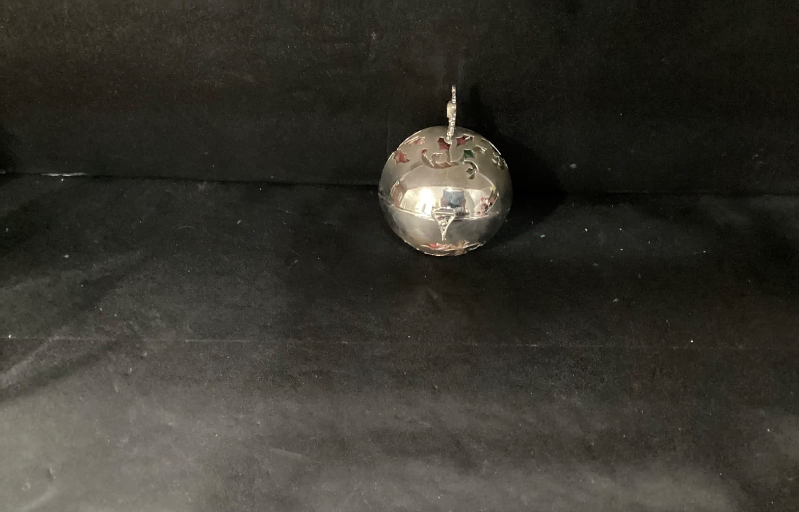 LENOX Now & Forever 2000 Silver Millennium Ball Ornament Potpourri Y2K - Thumbnail 6