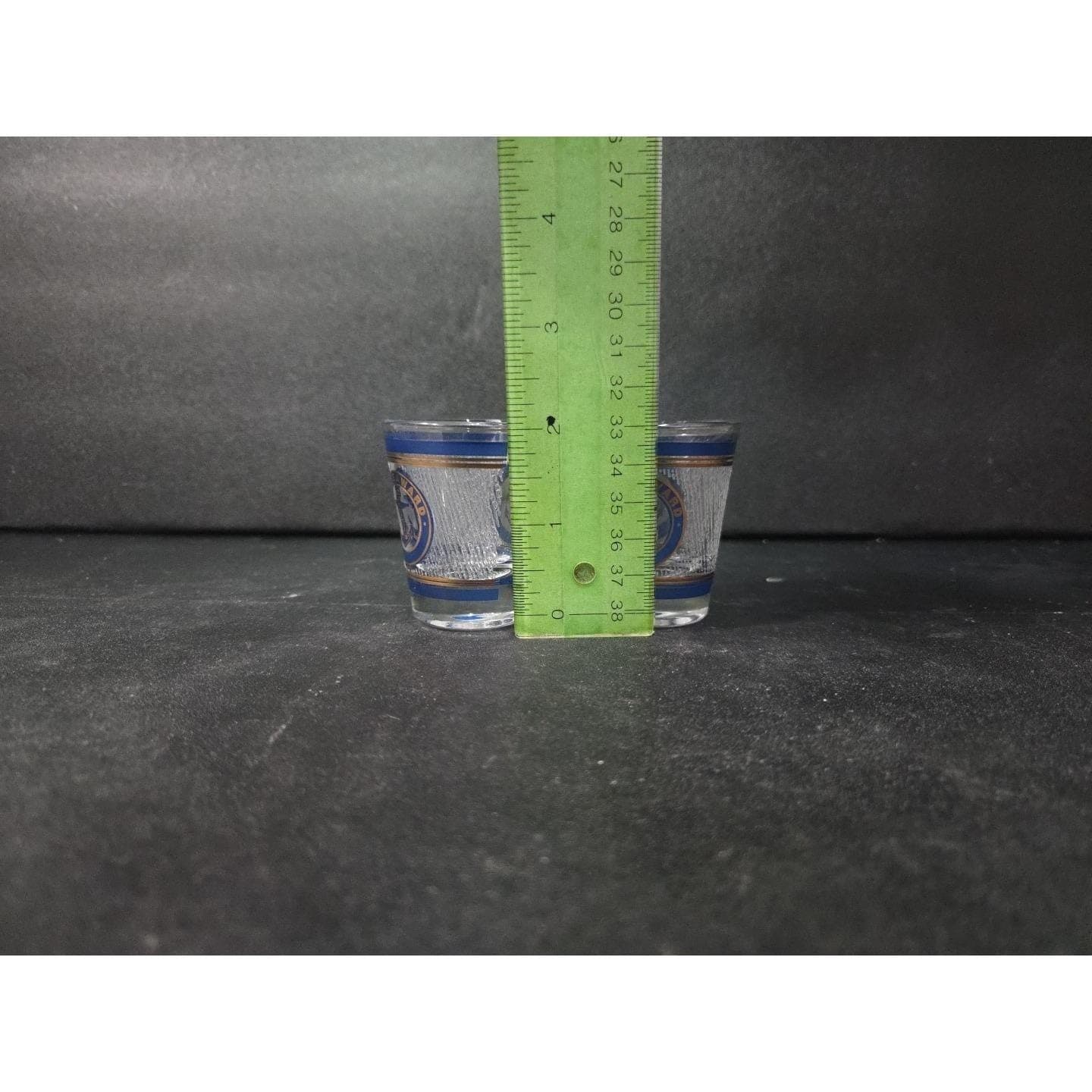 Norwegian Cruise Lines Shot Glass, Vintage M/S. SEAWARD, Anchor Design, Set Of 2 - Thumbnail 8