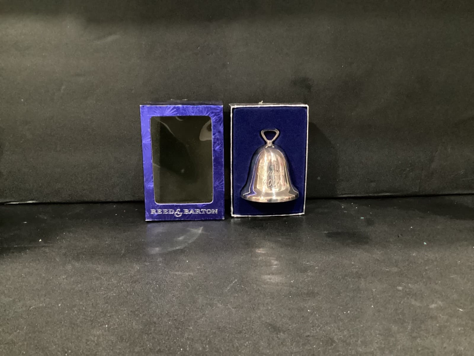 Reed & Barton Annual Silver Plated Bell Ornament 2002 329/3