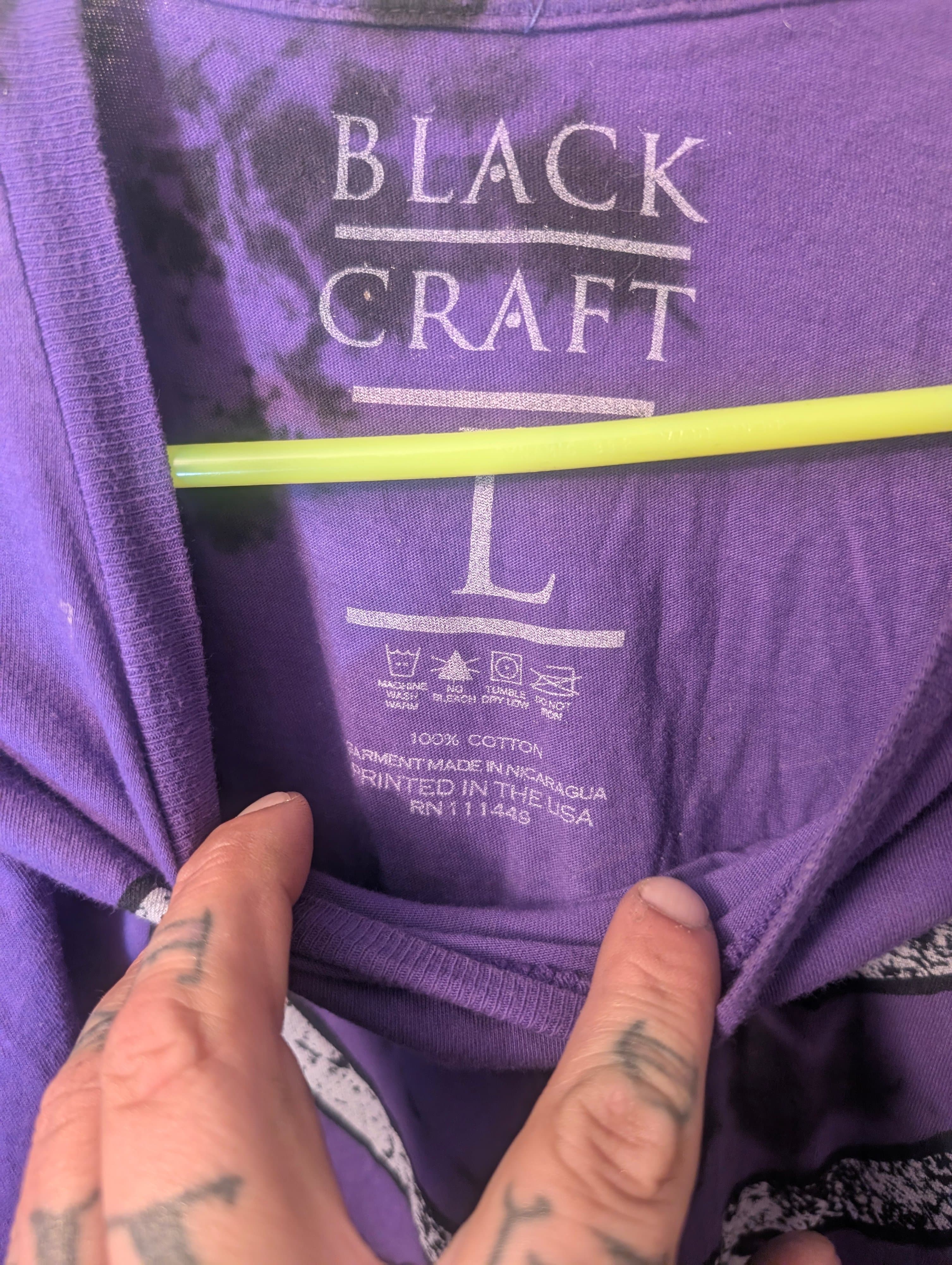 Blackcraft Cult Purple Tie-Dye T-Shirt - Thumbnail 2