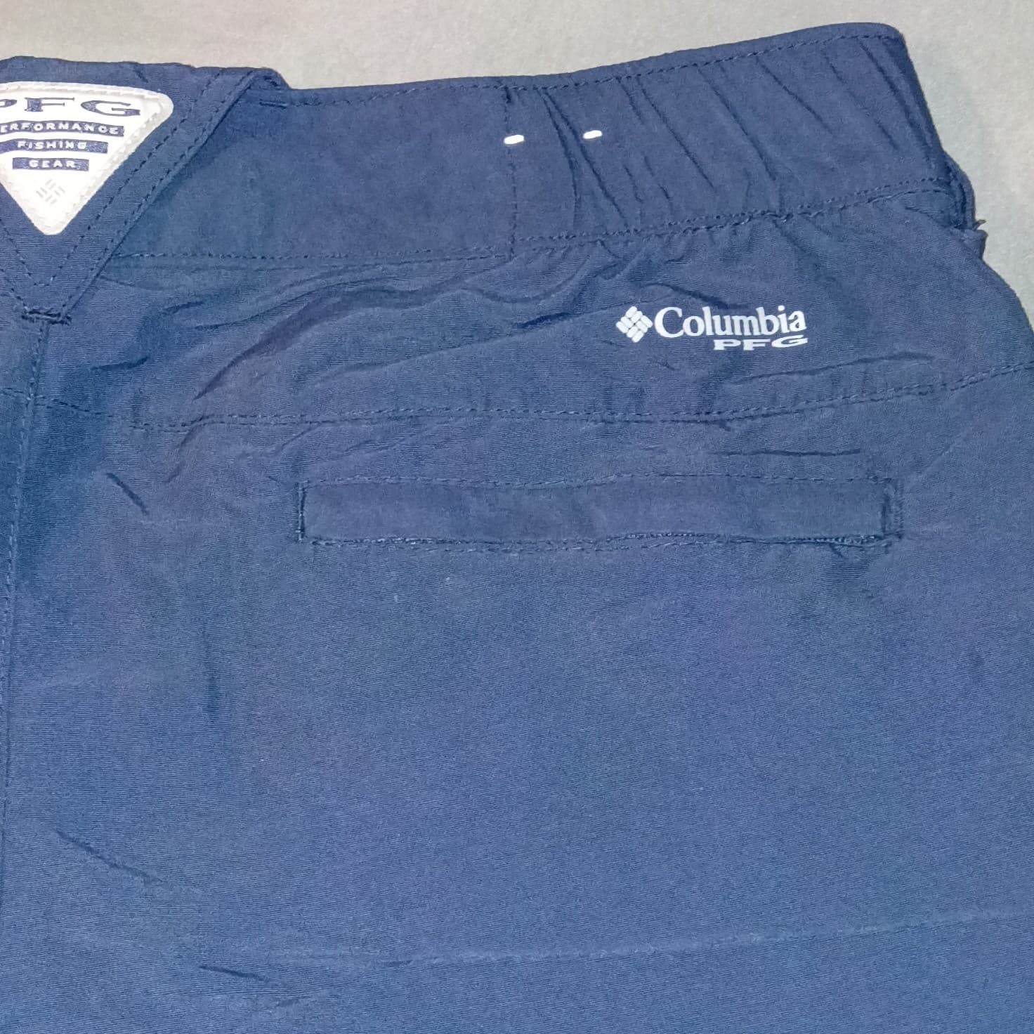 Columbia PFG Shorts Women's Sz 6 Blue Nylon Stretch Camp Hiking 5.5” Inseam NEW - Thumbnail 4