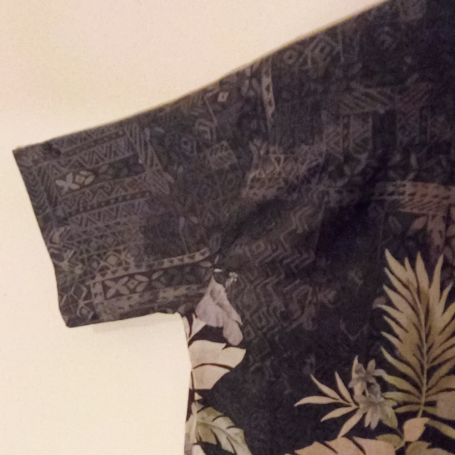 Caribbean Joe Mens Large Linen Blend Island Print Vacation Hawaiian Shirt - Thumbnail 11