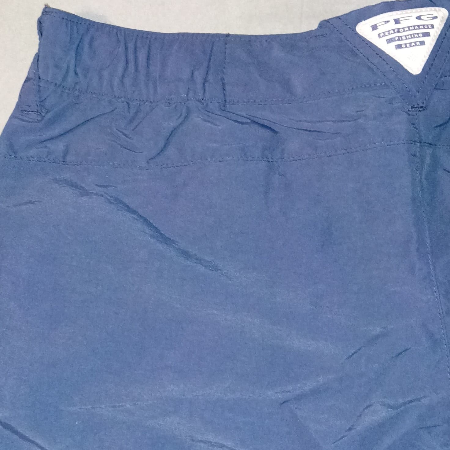 Columbia PFG Shorts Women's Sz 6 Blue Nylon Stretch Camp Hiking 5.5” Inseam NEW - Thumbnail 3