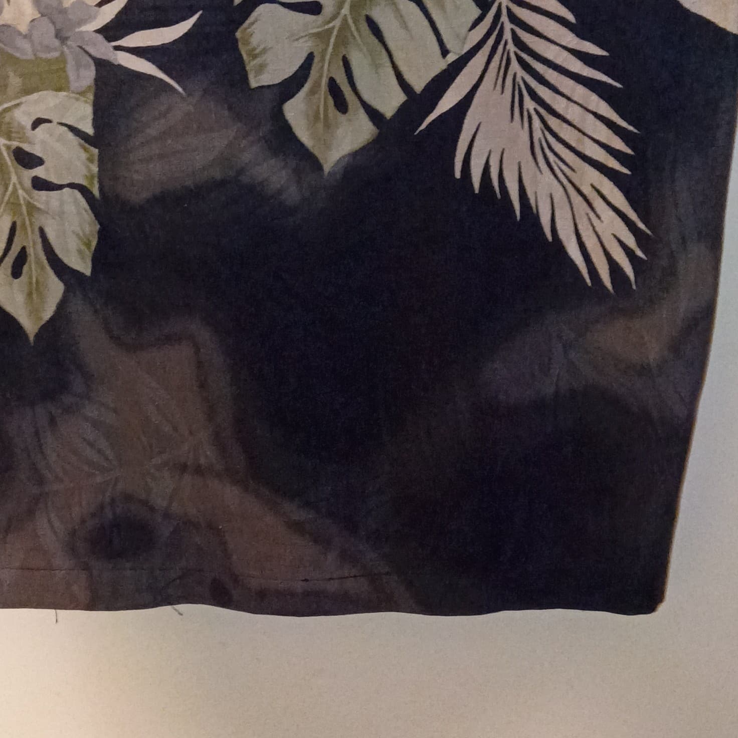 Caribbean Joe Mens Large Linen Blend Island Print Vacation Hawaiian Shirt - Thumbnail 17