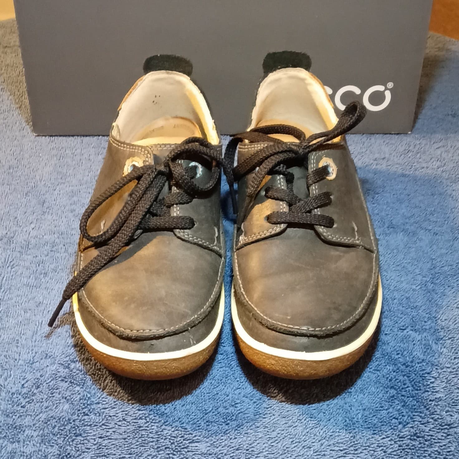 Ecco Chase 2 Lace Casual Dress Shoes Size 6 6 1/2 Men's - Thumbnail 2