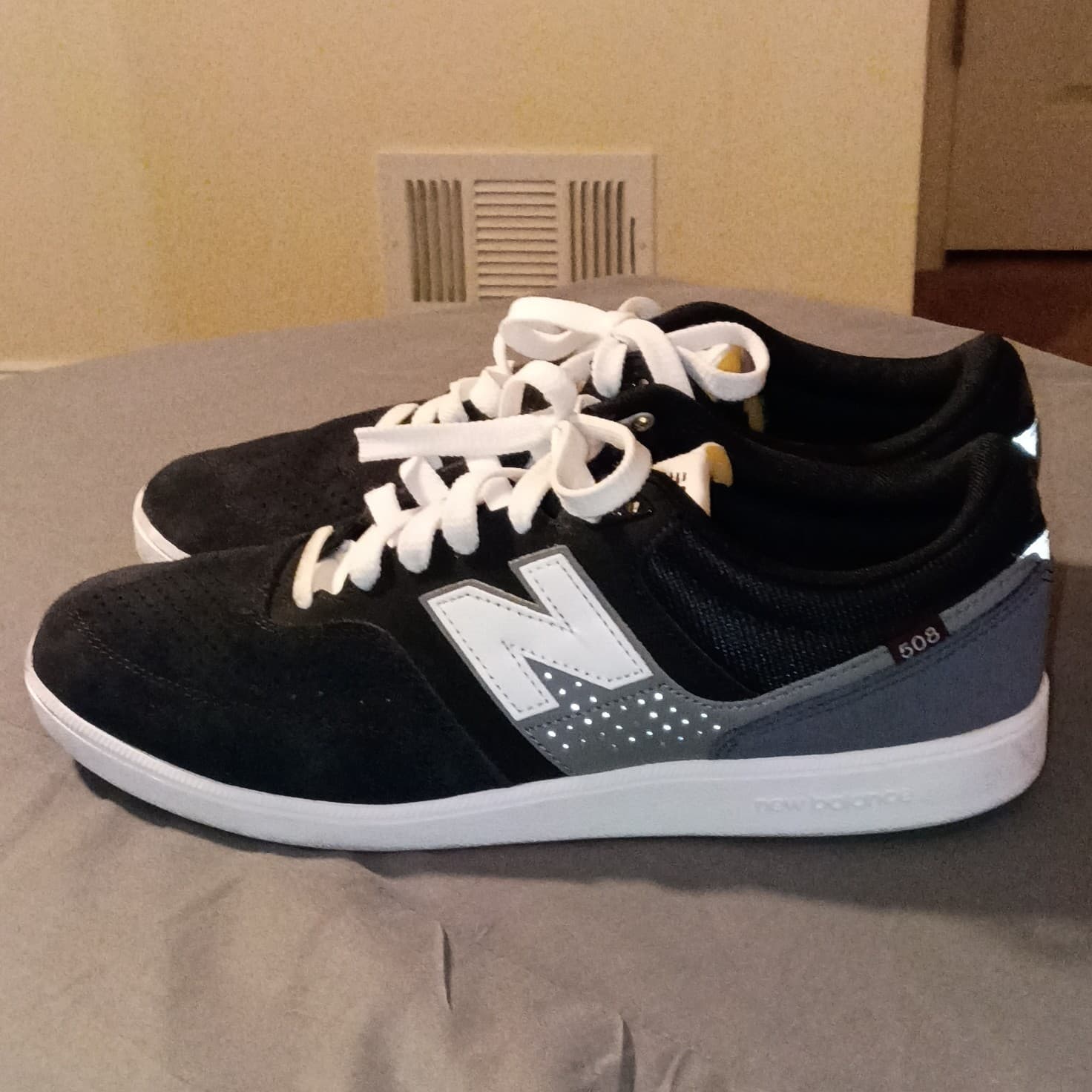 New Balance Numeric 508 Skate Shoes Black/Gray Men's US 11.5 D Medium - Thumbnail 3
