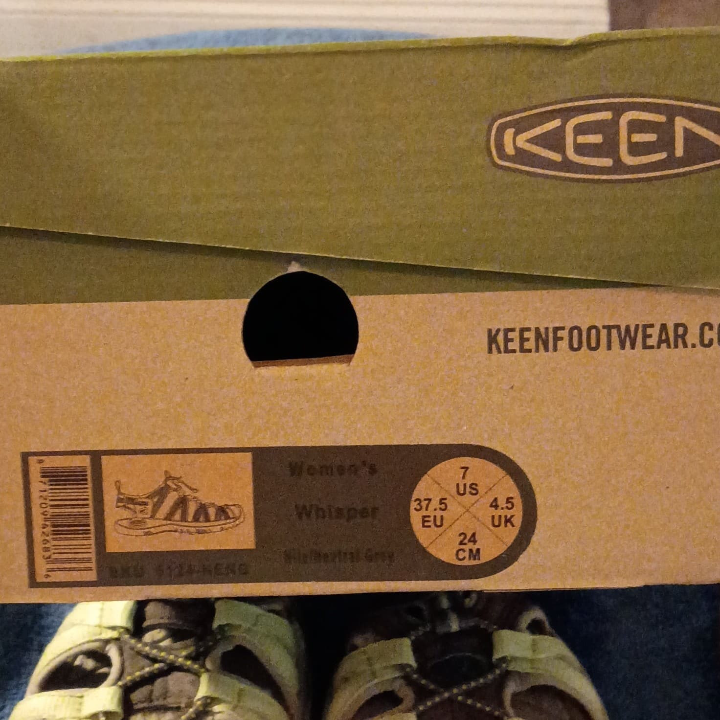KEEN Women’s Strappy Sandals Gray/Green Drawstring Adjustable Reflective US 7 - Thumbnail 11