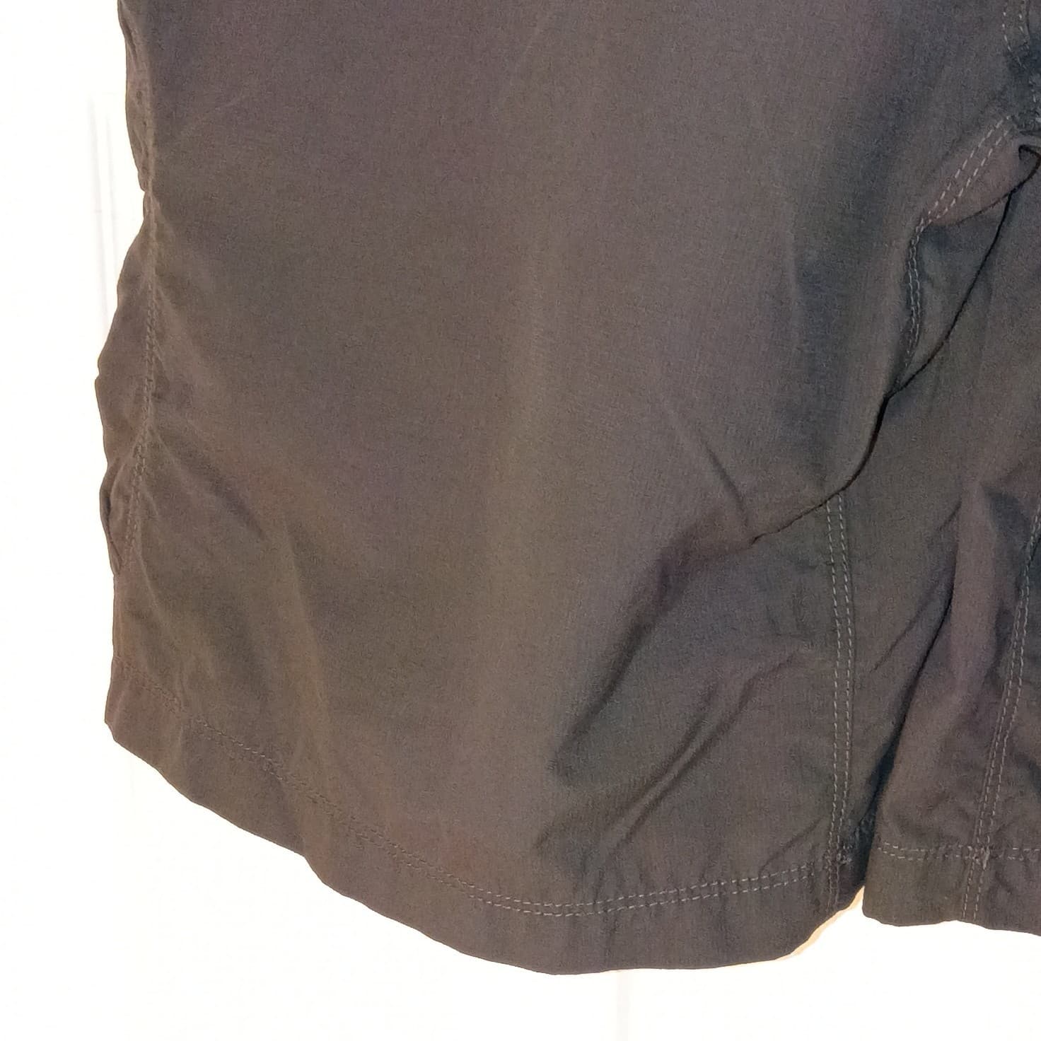 The North Face Cargo Shorts Nylon Gray Outdoor Hiking Belted Mens L - Thumbnail 5