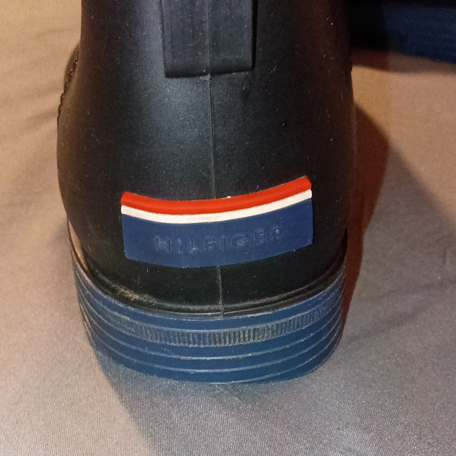 Tommy Hilfiger TWSPRITZ Tall Black Rubber Rain Boots Women’s Size 10 - Thumbnail 5
