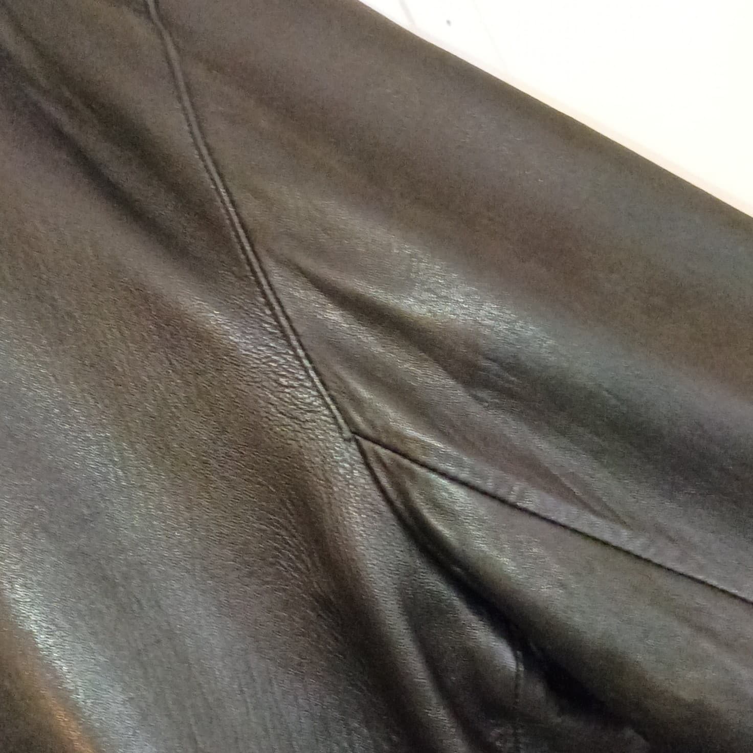Alfani Men's Leather Jacket Size Large With Macy's Dust Bag Well-kept Condition - Thumbnail 8