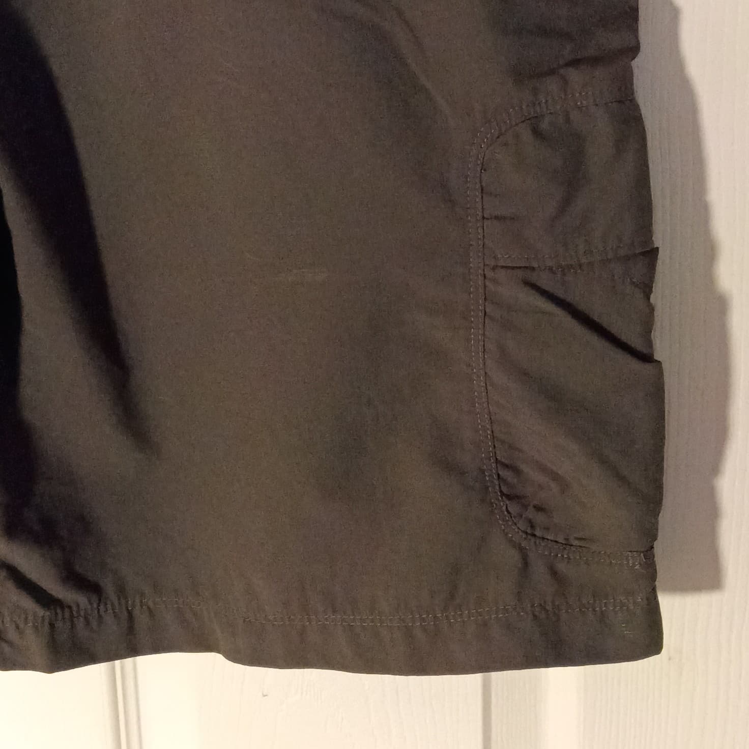 The North Face Cargo Shorts Nylon Gray Outdoor Hiking Belted Mens L - Thumbnail 6