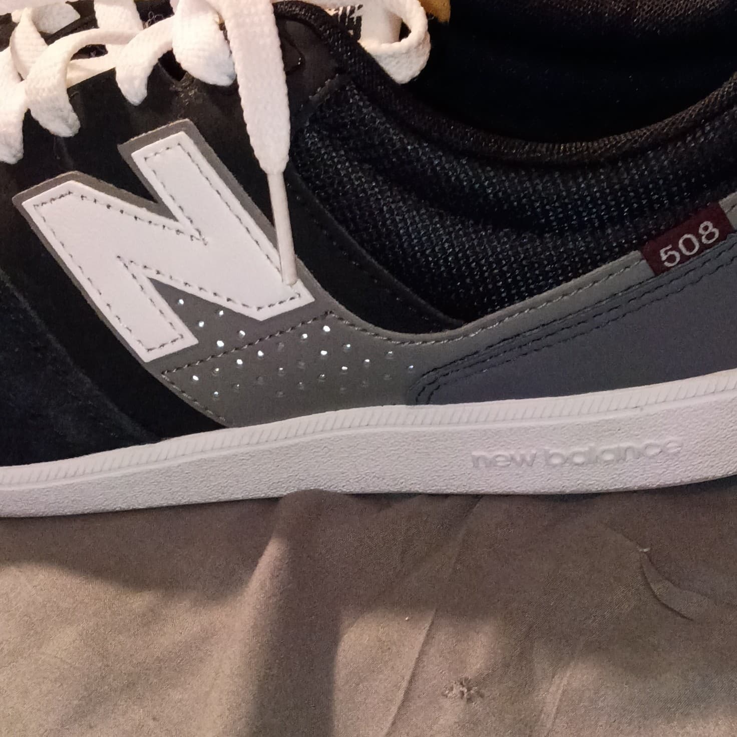 New Balance Numeric 508 Skate Shoes Black/Gray Men's US 11.5 D Medium - Thumbnail 10