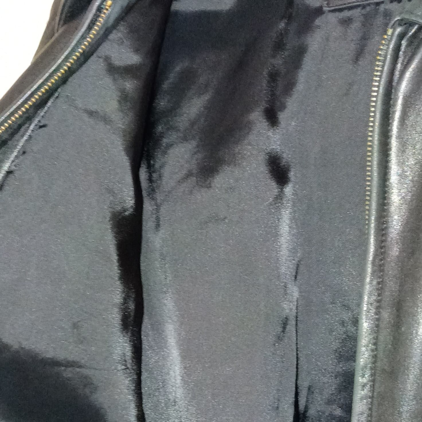 Alfani Men's Leather Jacket Size Large With Macy's Dust Bag Well-kept Condition - Thumbnail 22