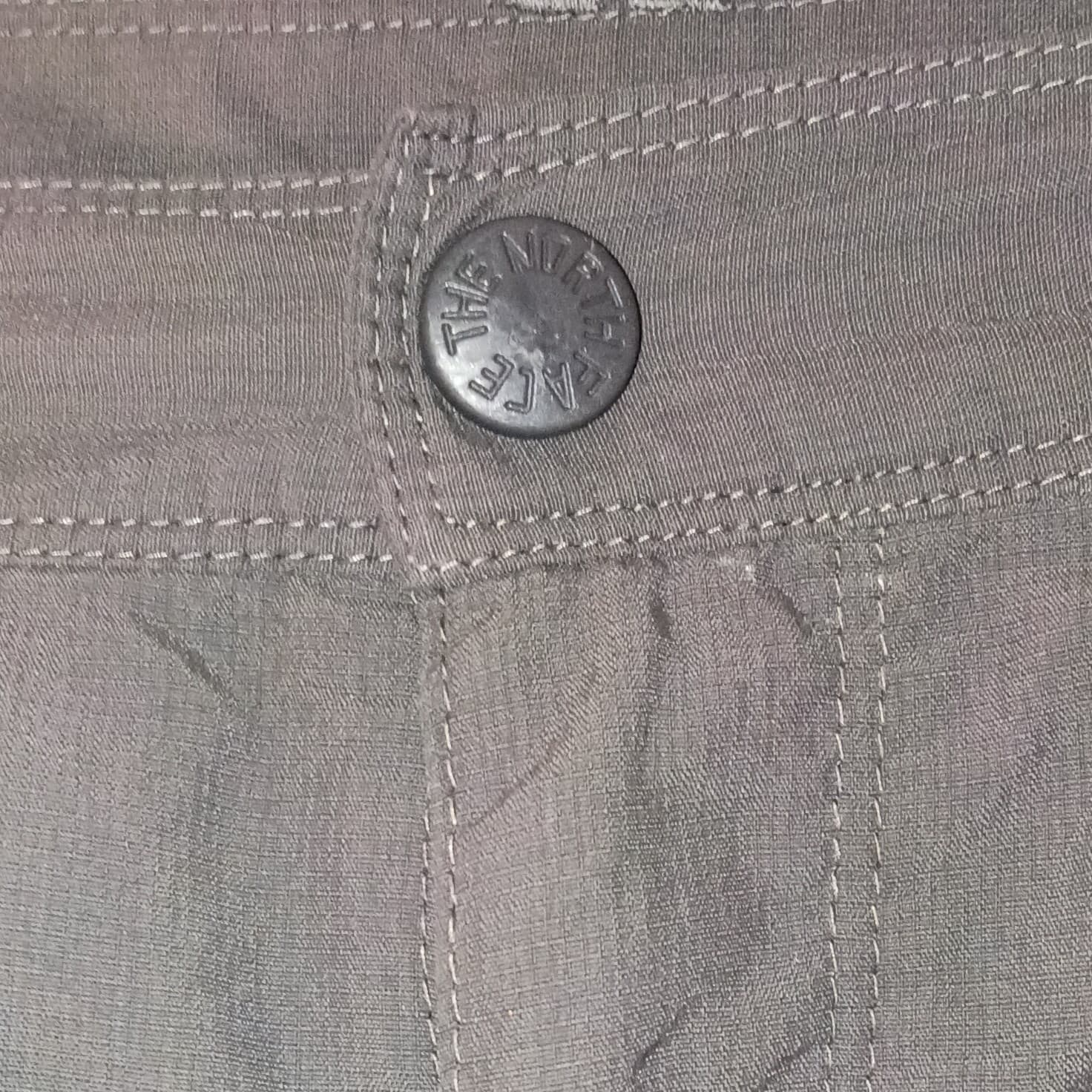 The North Face Cargo Shorts Nylon Gray Outdoor Hiking Belted Mens L - Thumbnail 11