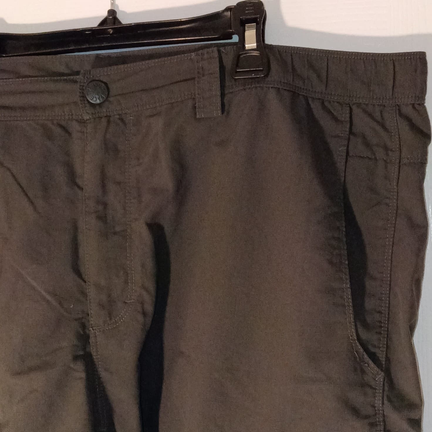 The North Face Cargo Shorts Nylon Gray Outdoor Hiking Belted Mens L - Thumbnail 8