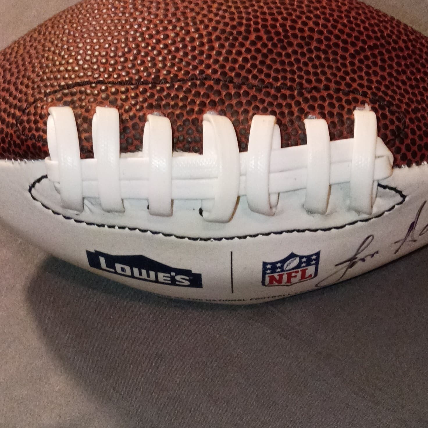 Jon Kitna #81 Signed Autographed Original NFL Mini Football Ball - Thumbnail 4