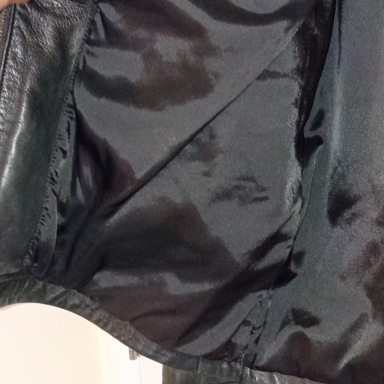 Alfani Men's Leather Jacket Size Large With Macy's Dust Bag Well-kept Condition - Thumbnail 23