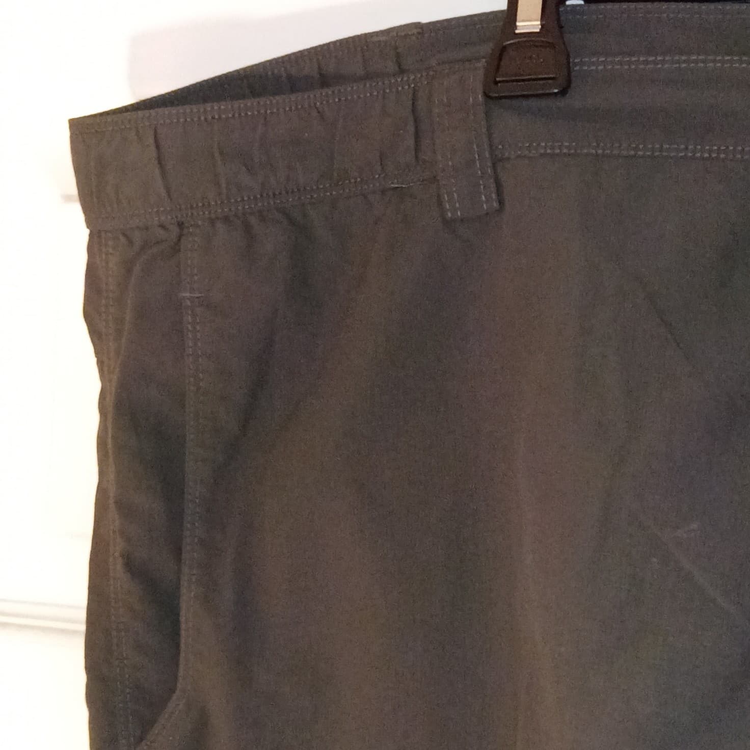 The North Face Cargo Shorts Nylon Gray Outdoor Hiking Belted Mens L - Thumbnail 7