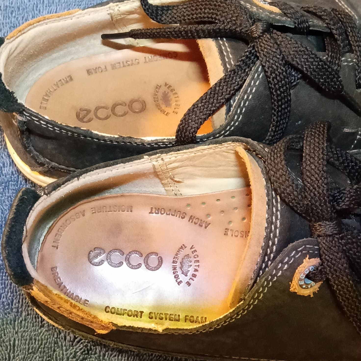 Ecco Chase 2 Lace Casual Dress Shoes Size 6 6 1/2 Men's - Thumbnail 6