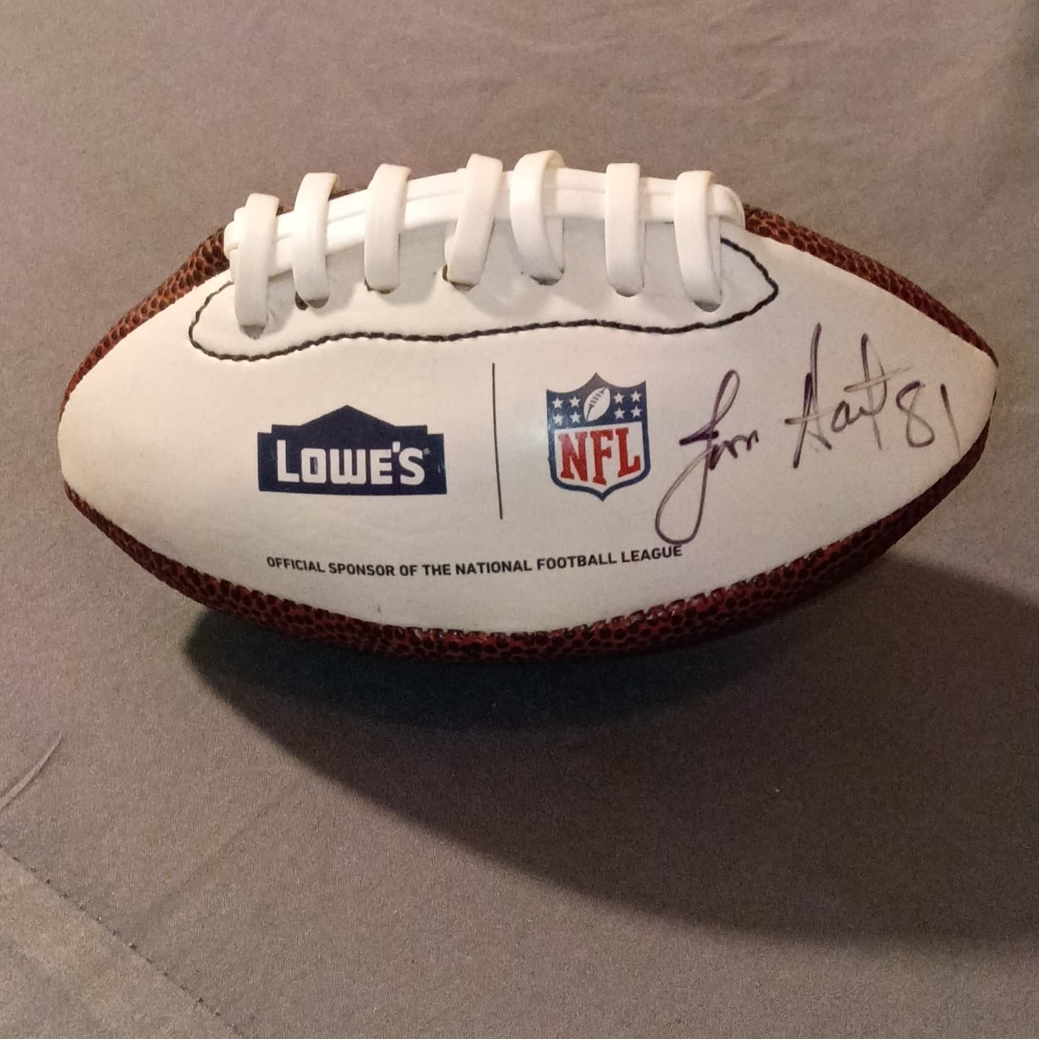 Jon Kitna #81 Signed Autographed Original NFL Mini Football Ball