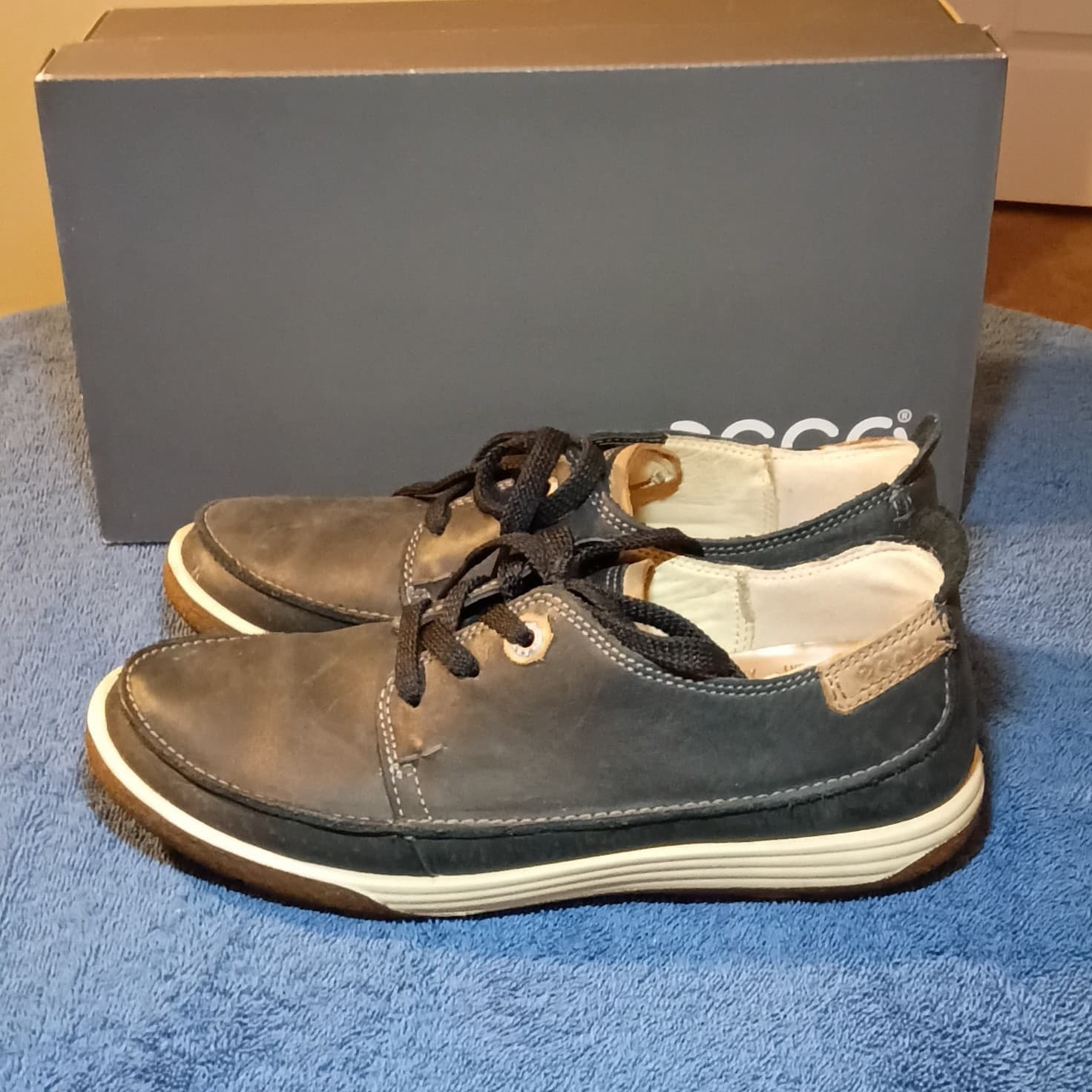 Ecco Chase 2 Lace Casual Dress Shoes Size 6 6 1/2 Men's - Thumbnail 3