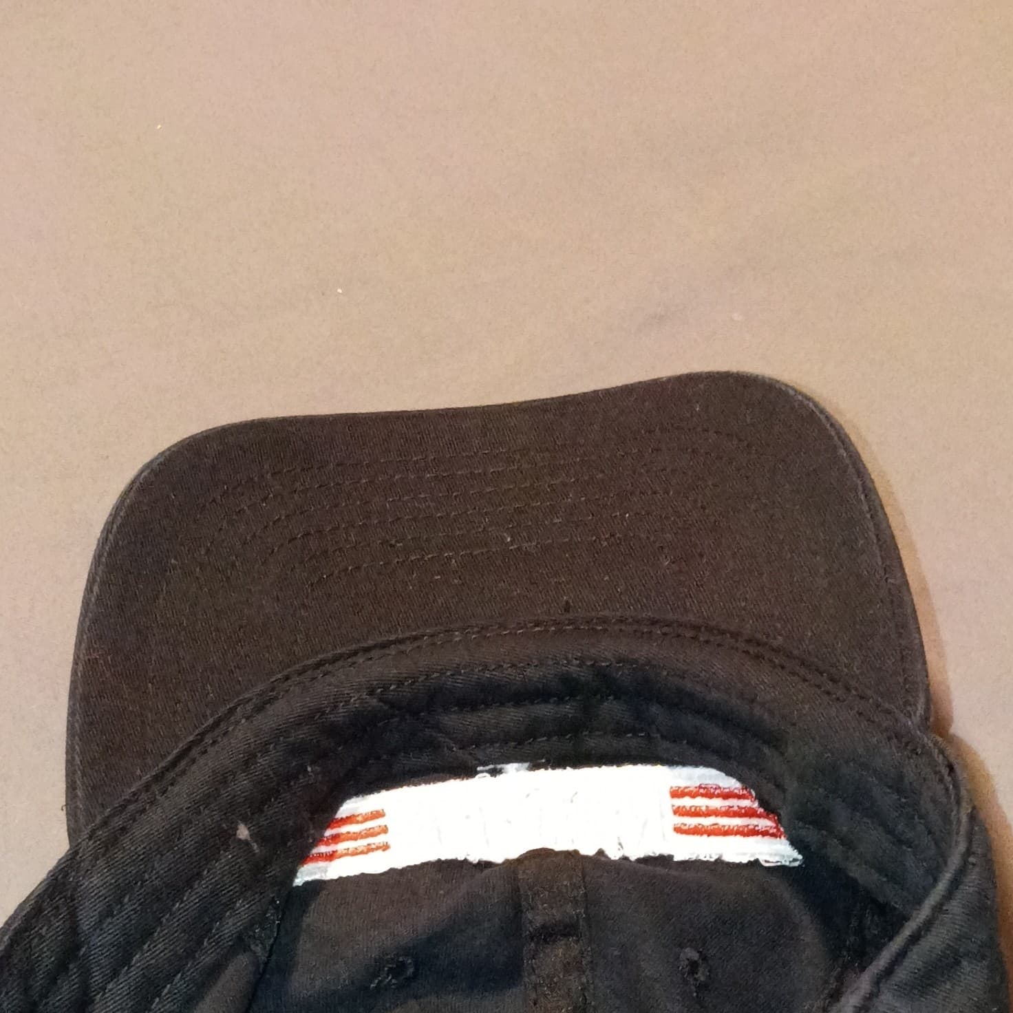 Top Gun Black Adjustable Strapback Baseball Cap Hat w/ Embroidered Logo - Thumbnail 6