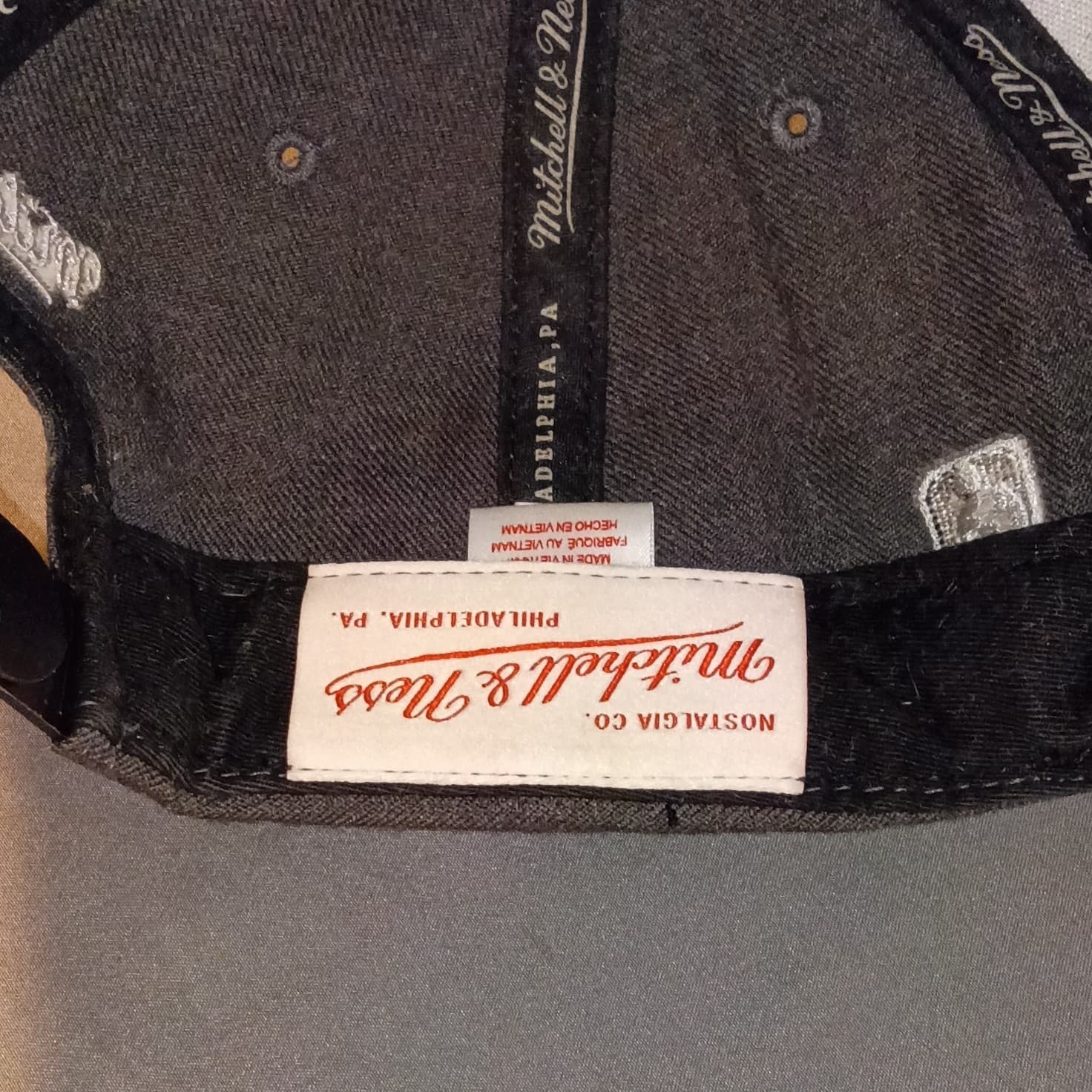 NBA Houston Rockets NBA Hardwood Classics Mitchell & Ness Retro Snapback Hat - Thumbnail 8