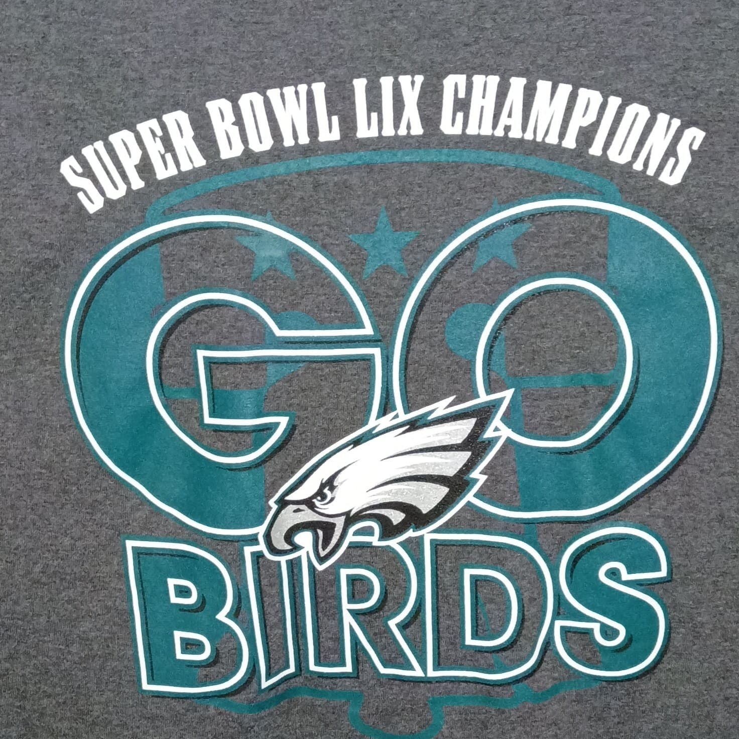 Philadelphia Eagles Super Bowl LIX T-Shirt Men XL Black Short Sleeve Tee New NWT - Thumbnail 12