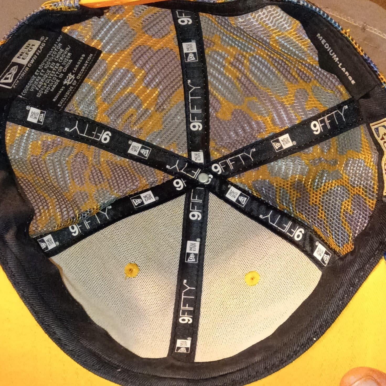 New Era Denver Nuggets 9FIFTY NBA Snapback Hardwood Hat Colorful Basketball Cap - Thumbnail 6