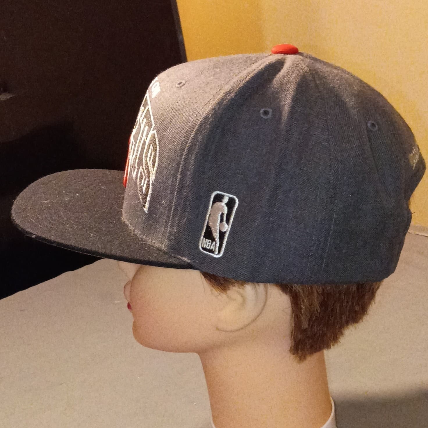 NBA Houston Rockets NBA Hardwood Classics Mitchell & Ness Retro Snapback Hat - Thumbnail 4