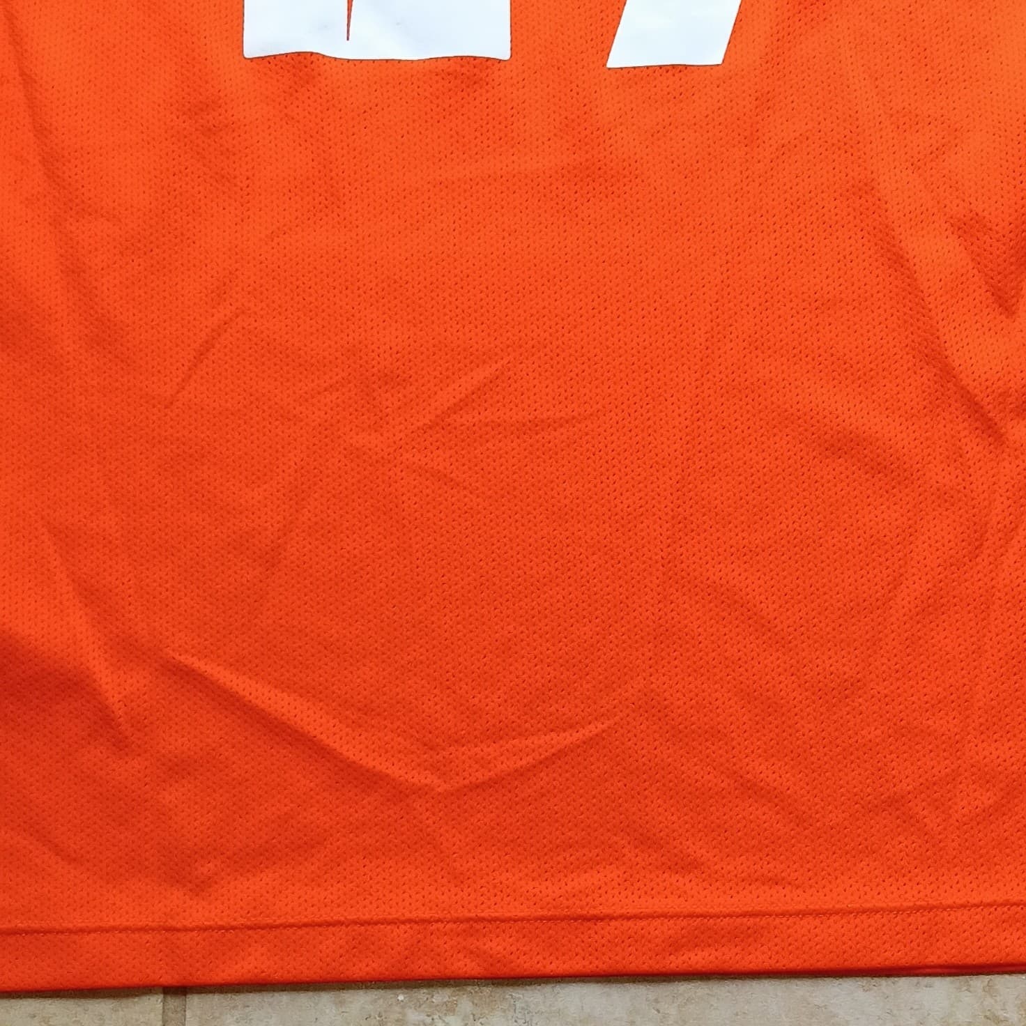 Nike Dri-FIT Soccer Jersey T-shirt Color Orange Men's Size Medium - Thumbnail 8