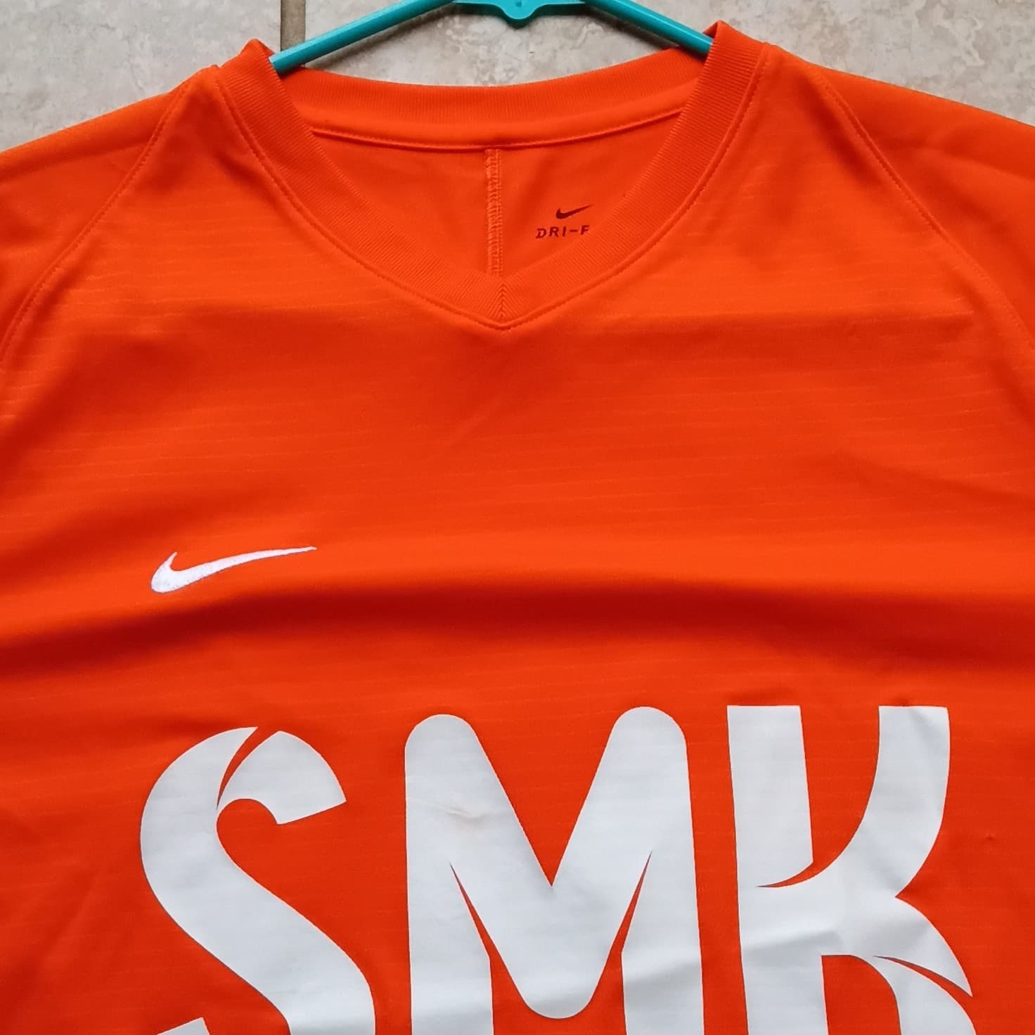 Nike Dri-FIT Soccer Jersey T-shirt Color Orange Men's Size Medium - Thumbnail 12