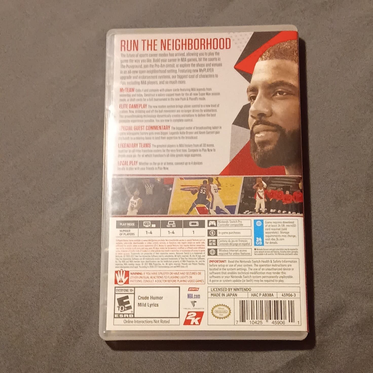 NBA 2k18 For The Nintendo Switch used - Thumbnail 2