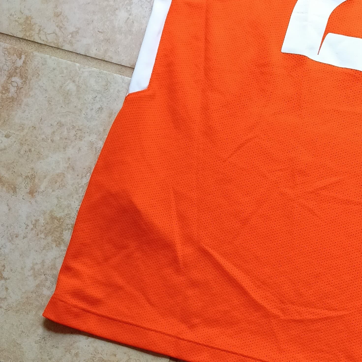 Nike Dri-FIT Soccer Jersey T-shirt Color Orange Men's Size Medium - Thumbnail 9