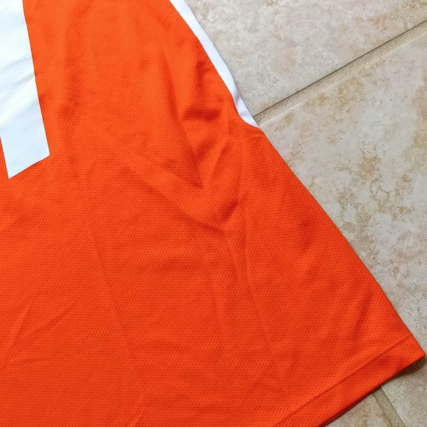 Nike Dri-FIT Soccer Jersey T-shirt Color Orange Men's Size Medium - Thumbnail 7