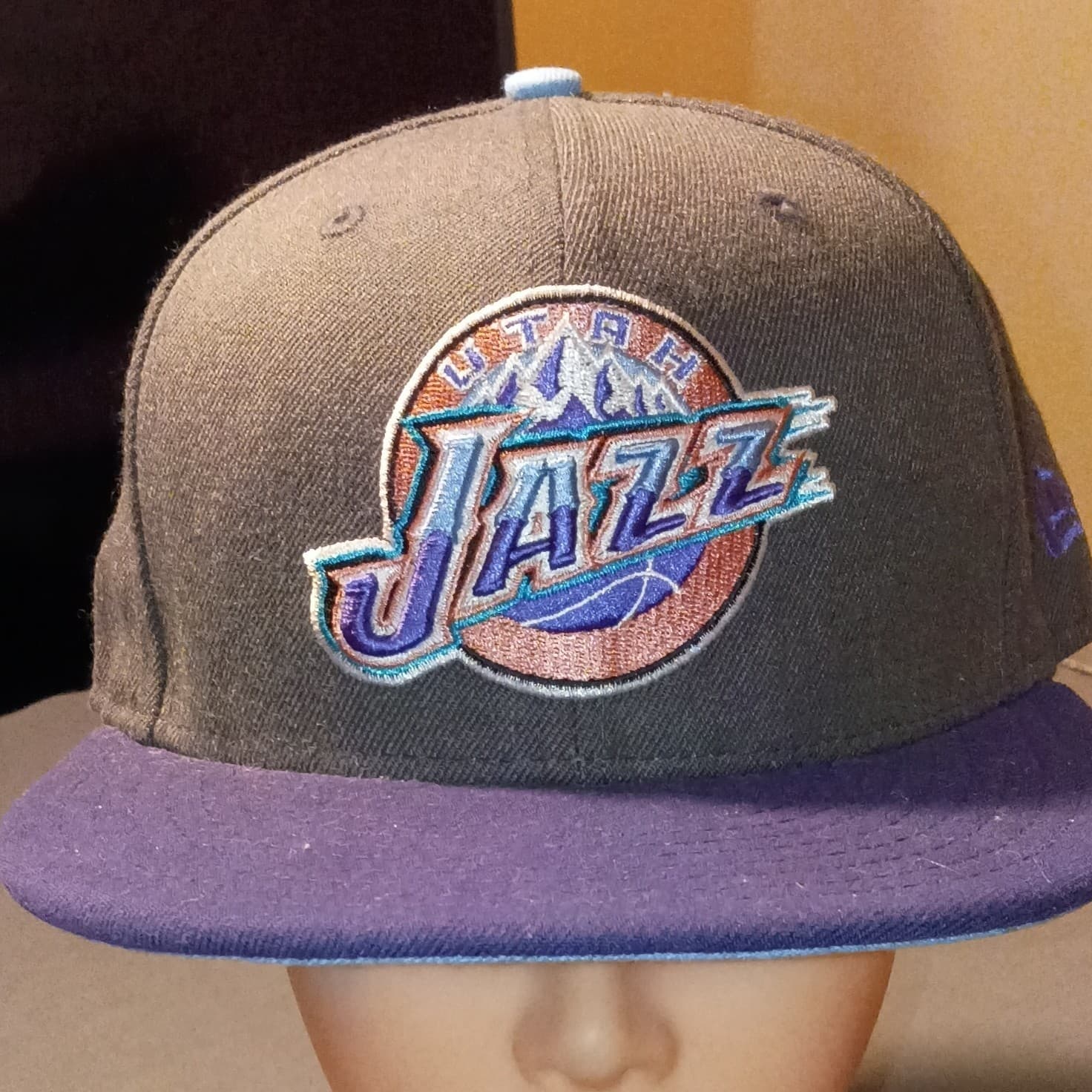 New Era Utah Jazz Exclusive 9FIFTY NBA Hardwood A-Frame Snapback Hat Cap
