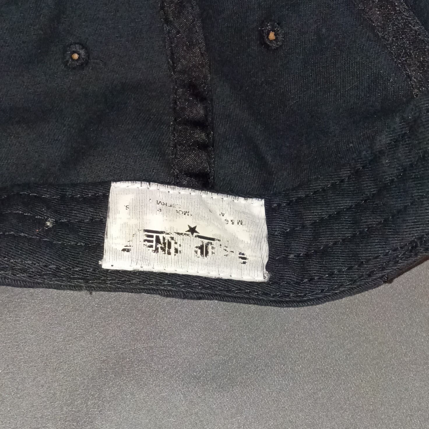 Top Gun Black Adjustable Strapback Baseball Cap Hat w/ Embroidered Logo - Thumbnail 7